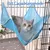 HausPets Katzenhängematte Tiere 60x50cm Polyester 3D-Gewebe 10kg Kaninchen