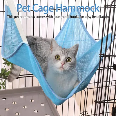 HausPets Katzenhängematte Tiere 60x50cm Polyester 3D-Gewebe 10kg Kaninchen