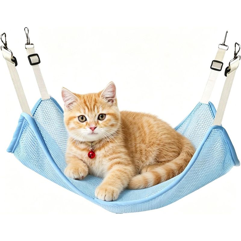 HausPets Katzenhängematte Tiere 60x50cm Polyester 3D-Gewebe 10kg Kaninchen
