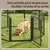 FEANDREA Barrières de sécurité,Enclos pour Chien 8 Panneaux FEANDREA Barrières de sécurité,Enclos pour Chien 8 Panneaux
