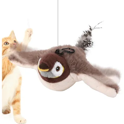 HausPets Vogel Spielzeug Katze wiederaufladbar USB Flügelschlag HausPets Vogel Spielzeug Katze wiederaufladbar USB Flügelschlag