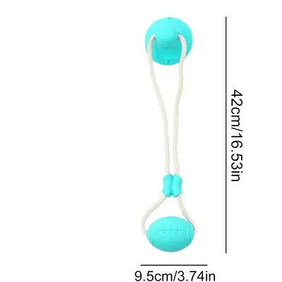 HausPets Jouet Ventouse Corde Chien - Multifonction, Caoutchouc HausPets Jouet Ventouse Corde Chien - Multifonction, Caoutchouc