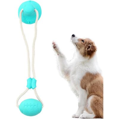 HausPets Jouet Ventouse Corde Chien - Multifonction, Caoutchouc