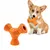HausPets Jouet Triangle Chien - Caoutchouc Naturel, 3 Trous HausPets Jouet Triangle Chien - Caoutchouc Naturel, 3 Trous