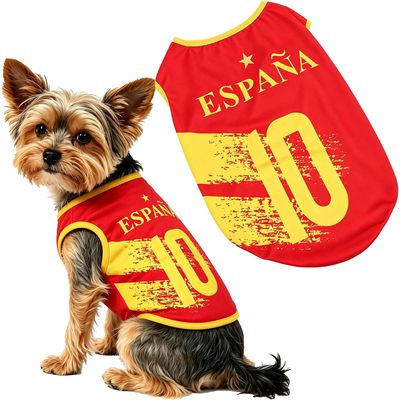 Maillot de Foot pour Chien - Spain