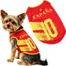 Hund Fußballtrikot ärmellos atmungsaktiv Mesh Sommer - Spain