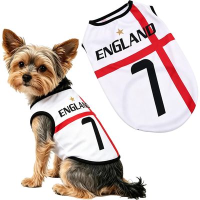 Maillot de Foot pour Chien - England