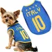 Hund Fußballtrikot ärmellos atmungsaktiv Mesh Sommer - Italy