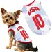Hund Fußballtrikot ärmellos atmungsaktiv Mesh Sommer - USA