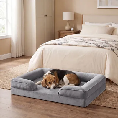 FEANDREA Lits，Lit Déhoussable et Imperméable pour chien