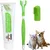 HausPets Kit 3pcs Brosse Dents Chien Dentifrice Nylon Anti Tartre HausPets Kit 3pcs Brosse Dents Chien Dentifrice Nylon Anti Tartre
