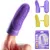 HausPets 2pcs Brosse Dent Chien Antidérapante Silicone Double Face HausPets 2pcs Brosse Dent Chien Antidérapante Silicone Double Face
