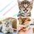 HausPets Lot 2 Brosses Dents Chien Chat Silicone Souple 360° Manche HausPets Lot 2 Brosses Dents Chien Chat Silicone Souple 360° Manche