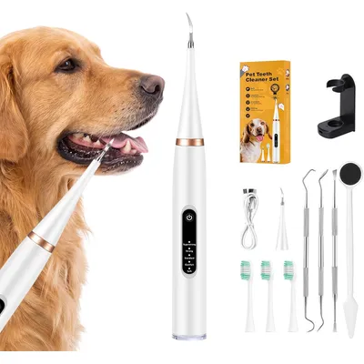 HausPets Nettoyeur Dentaire Ultrason Chien Chat 5 Modes LED IPX7 HausPets Nettoyeur Dentaire Ultrason Chien Chat 5 Modes LED IPX7