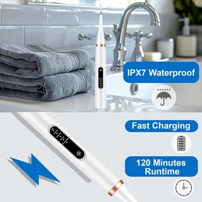 HausPets Nettoyeur Dentaire Ultrason Chien Chat 5 Modes LED IPX7 HausPets Nettoyeur Dentaire Ultrason Chien Chat 5 Modes LED IPX7