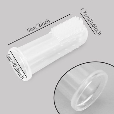 HausPets Juego de 12 cepillos de silicona suave para dedos, perros gatos