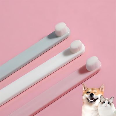HausPets Lot 3 Brosses Dents Chien Chat Extra Douces 10000 Poils Manche