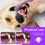 HausPets Lot 4 Brosses Dents Chien Chat Silicone Qualité Alimentaire