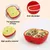 HausPets bol céramique forme pomme rouge petit animal HausPets bol céramique forme pomme rouge petit animal