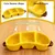 HausPets bol céramique forme banane jaune petit animal HausPets bol céramique forme banane jaune petit animal