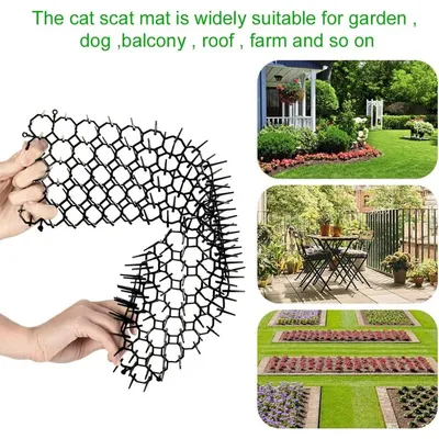 HausPets Tapis Picots Anti Chat - 8 Pièces, Jardin, Plantes HausPets Tapis Picots Anti Chat - 8 Pièces, Jardin, Plantes