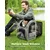 HausPets Sac Transport Chat Chien Extensible Respirant Dos Gris HausPets Sac Transport Chat Chien Extensible Respirant Dos Gris