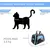 HausPets Hunde Katzen Transporttasche 42x30cm Flugzeugtauglich Blau