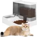 HausPets 2in1 Futter- und Wasserspender Hund Katze Schwerkraft BPA-frei