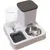 HausPets Distributeur Nourriture et Eau Chat 2en1 Antidérapant Portable HausPets Distributeur Nourriture et Eau Chat 2en1 Antidérapant Portable