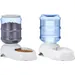 HausPets Trinkbrunnen Hund Katze 3,8L Schwerkraft Transparent Klein