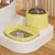 HausPets Dispensador de comida y agua gatos acero inoxidable antideslizante HausPets Dispensador de comida y agua gatos acero inoxidable antideslizante