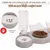 HausPets 3in1 Napf Katze Hund 15° Neigung Automatischer Wasserspender
