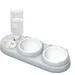 HausPets 3in1 Keramik Napf Katze 15° Neigung Siphon Wasser Futter
