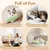 HausPets 3 almohadas interactivas de felpa con forma de hierba gatera HausPets 3 almohadas interactivas de felpa con forma de hierba gatera