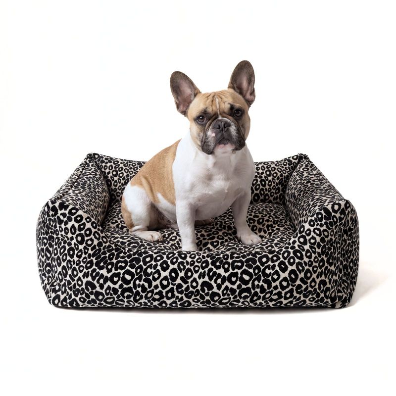 PAW WOW Hundebett LEONIE Beige-Schwarz