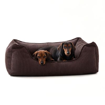 PAW WOW Hundebett ANTON Cord Braun