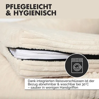 PAW WOW Hundebett ANTON Cord Beige PAW WOW Hundebett ANTON Cord Beige
