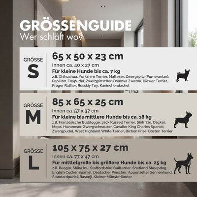 PAW WOW Hundebett ANTON Cord Beige