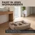 PAW WOW Hundebett SVEN Teddy Greige PAW WOW Hundebett SVEN Teddy Greige