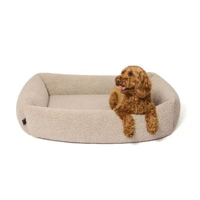 PAW WOW Hundebett SVEN Teddy Greige PAW WOW Hundebett SVEN Teddy Greige