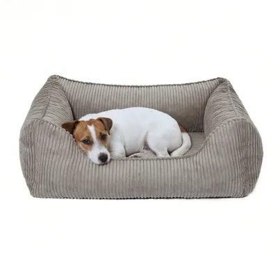 PAW WOW Hundebett ANTON Cord Grau PAW WOW Hundebett ANTON Cord Grau
