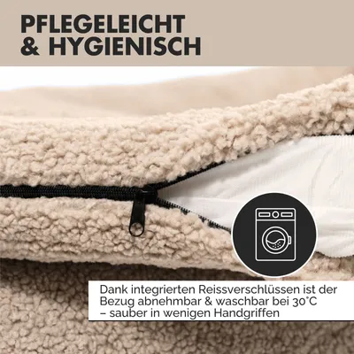 PAW WOW Hundebett SVEN Teddy Greige PAW WOW Hundebett SVEN Teddy Greige