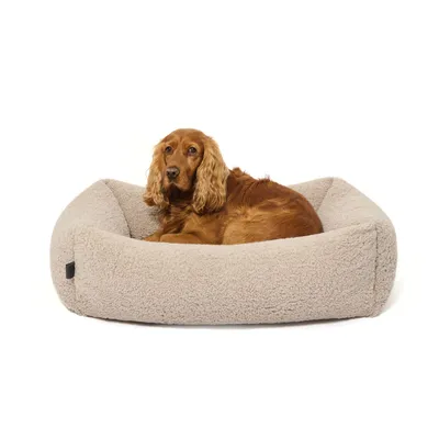 PAW WOW Hundebett SVEN Teddy Greige PAW WOW Hundebett SVEN Teddy Greige
