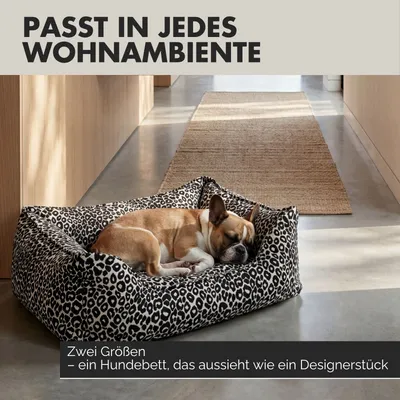 PAW WOW Hundebett LEONIE Beige-Schwarz PAW WOW Hundebett LEONIE Beige-Schwarz