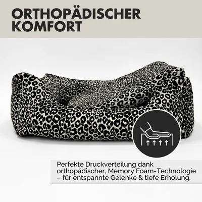 PAW WOW Hundebett LEONIE Beige-Schwarz PAW WOW Hundebett LEONIE Beige-Schwarz