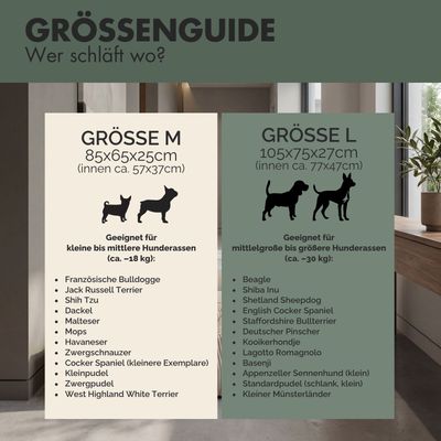PAW WOW Hundebett ANTON Cord Olive