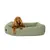 PAW WOW Hundebett SVEN Teddy Olive PAW WOW Hundebett SVEN Teddy Olive
