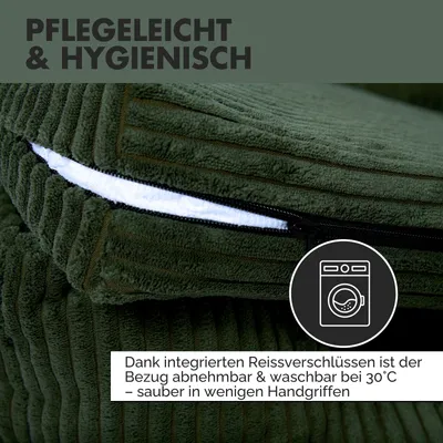 PAW WOW Hundebett ANTON Cord Olive