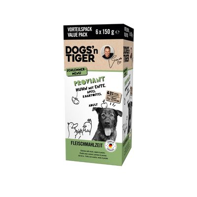 Dogs’n Tiger Proviant Multibox – Pâtée pour chiens au poulet, au canard et