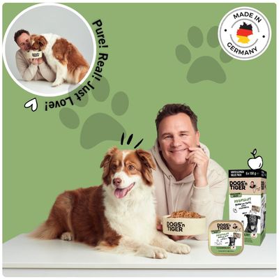 Dogs’n Tiger Proviant Multibox, Hundefutter, Huhn, Ente & Apfel
